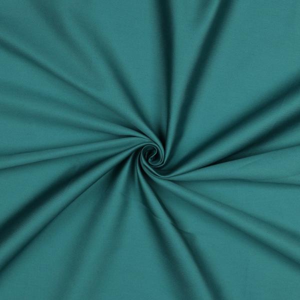 Baumwoll Satin Dark Cyan